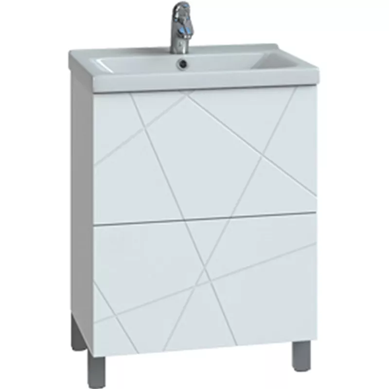 Тумба под раковину напольная Vigo Geometry 60 белая 
Тумба под раковину напольная Vigo Geometry 60 белая