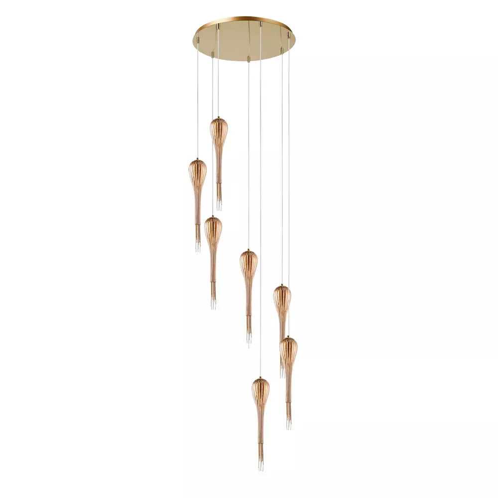Каскадная люстра Arte Lamp Waterfall A1577SP-7GO
Каскадная люстра Arte Lamp Waterfall A1577SP-7GO