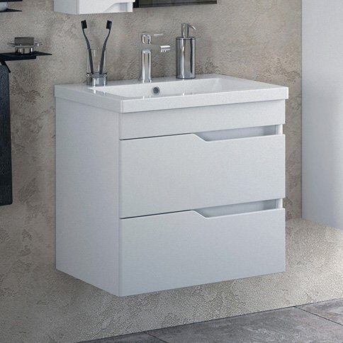 Тумба под раковину без столешницы Corozo Теона Z2 60 подвесная, белая
Тумба под раковину без столешницы Corozo Теона Z2 60 подвесная, белая