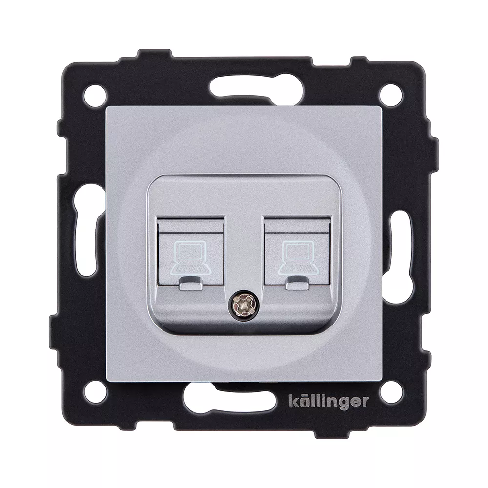 Розетка двойная Ethernet RJ45 Cat.6, серый Kollinger REA-019GY для Aspekt, Eleganz, Reflex
Розетка двойная Ethernet RJ45 Cat.6, серый Kollinger REA-019GY для Aspekt, Eleganz, Reflex