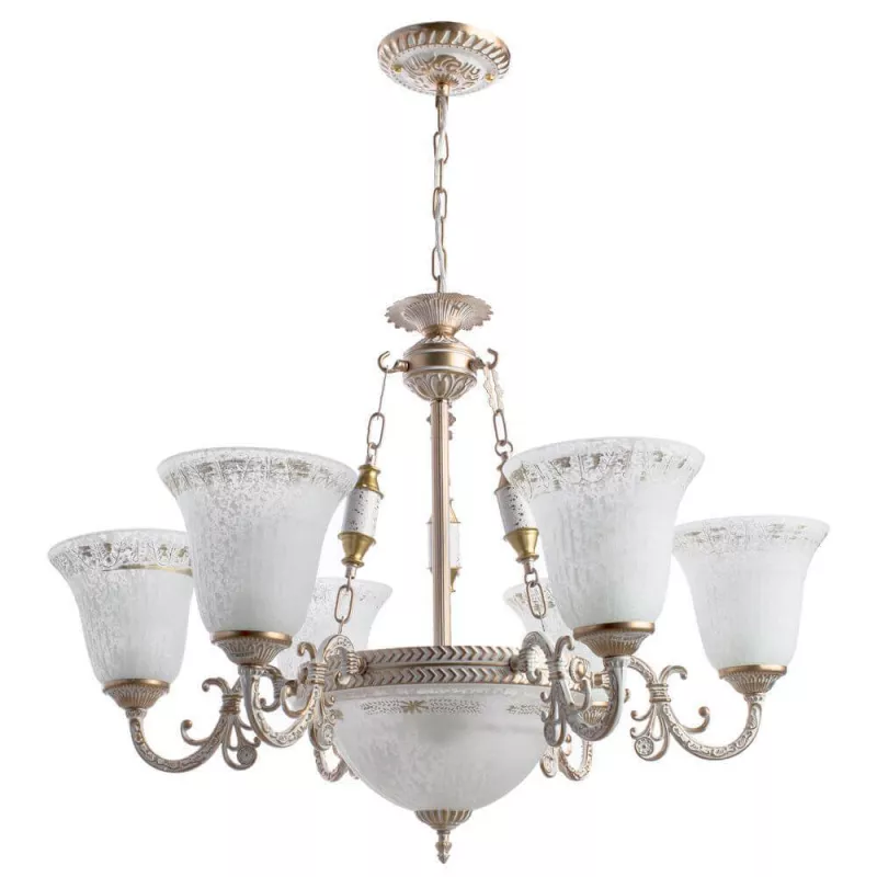 Подвесная люстра Arte Lamp 1 A1032LM-6-3WG
Подвесная люстра Arte Lamp 1 A1032LM-6-3WG