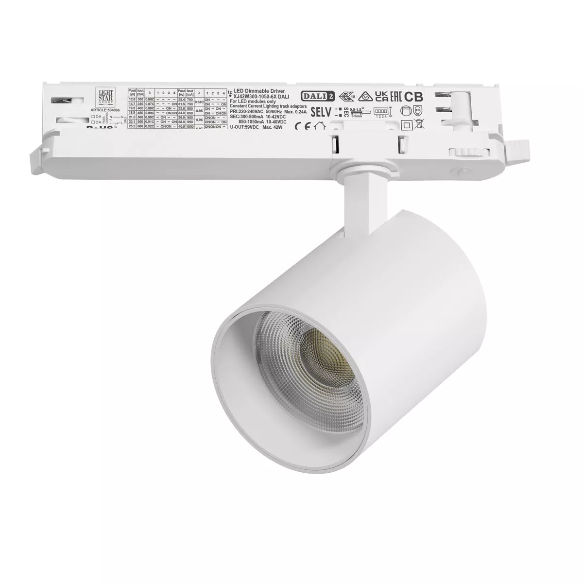 Трековый трехфазный светильник Quattro LED с управлением DALI Lightstar Alta Base A5436DALI
Трековый трехфазный светильник Quattro LED с управлением DALI Lightstar Alta Base A5436DALI