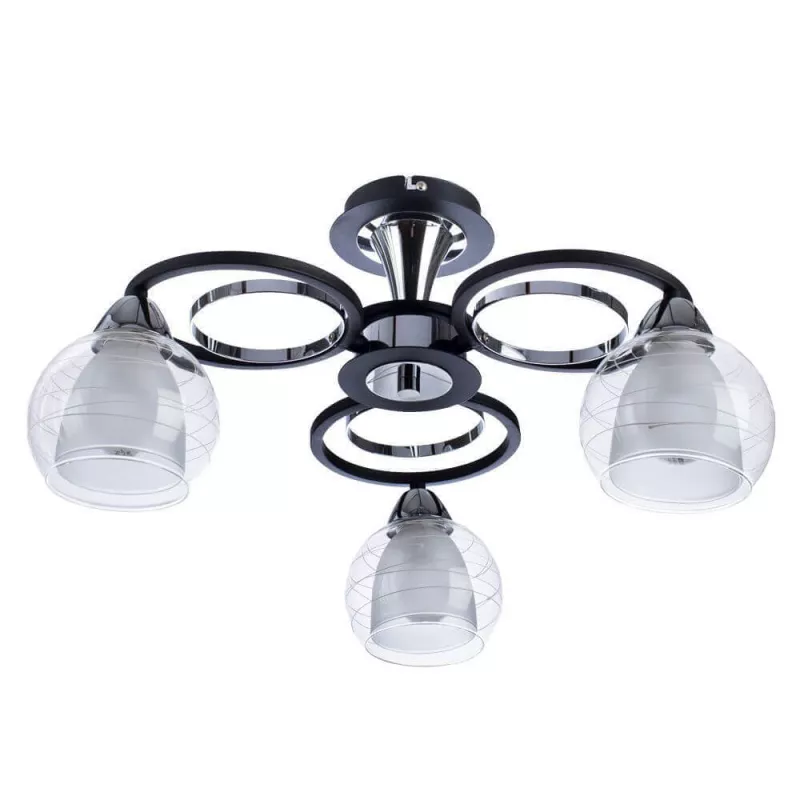 Потолочная люстра Arte Lamp Ginevra A1604PL-3BK
Потолочная люстра Arte Lamp Ginevra A1604PL-3BK