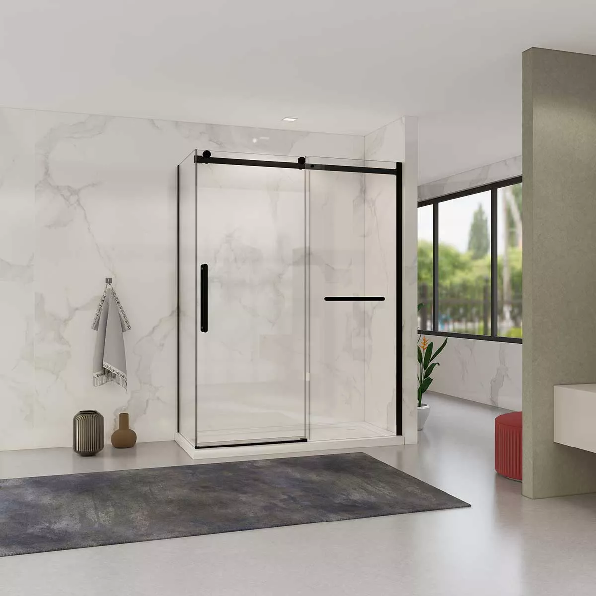 Душевой уголок Vincea Como Soft VSR-1CS1014CLB 140x100 см профиль черный, стекло прозрачное
Душевой уголок Vincea Como Soft VSR-1CS1014CLB 140x100 см профиль черный, стекло прозрачное