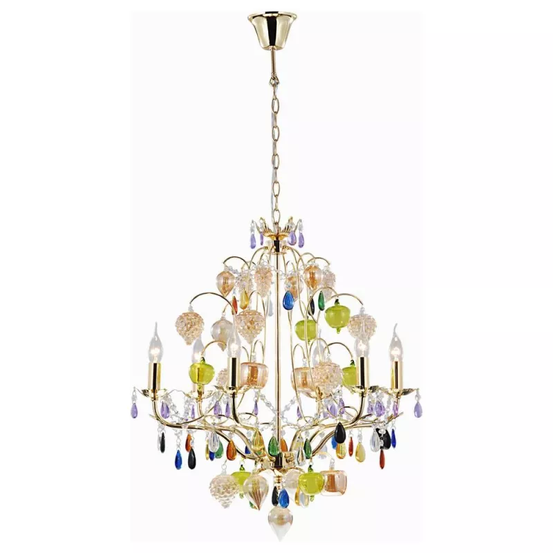 Подвесная люстра Arte Lamp Ricchezza A2011LM-6GO
Подвесная люстра Arte Lamp Ricchezza A2011LM-6GO
