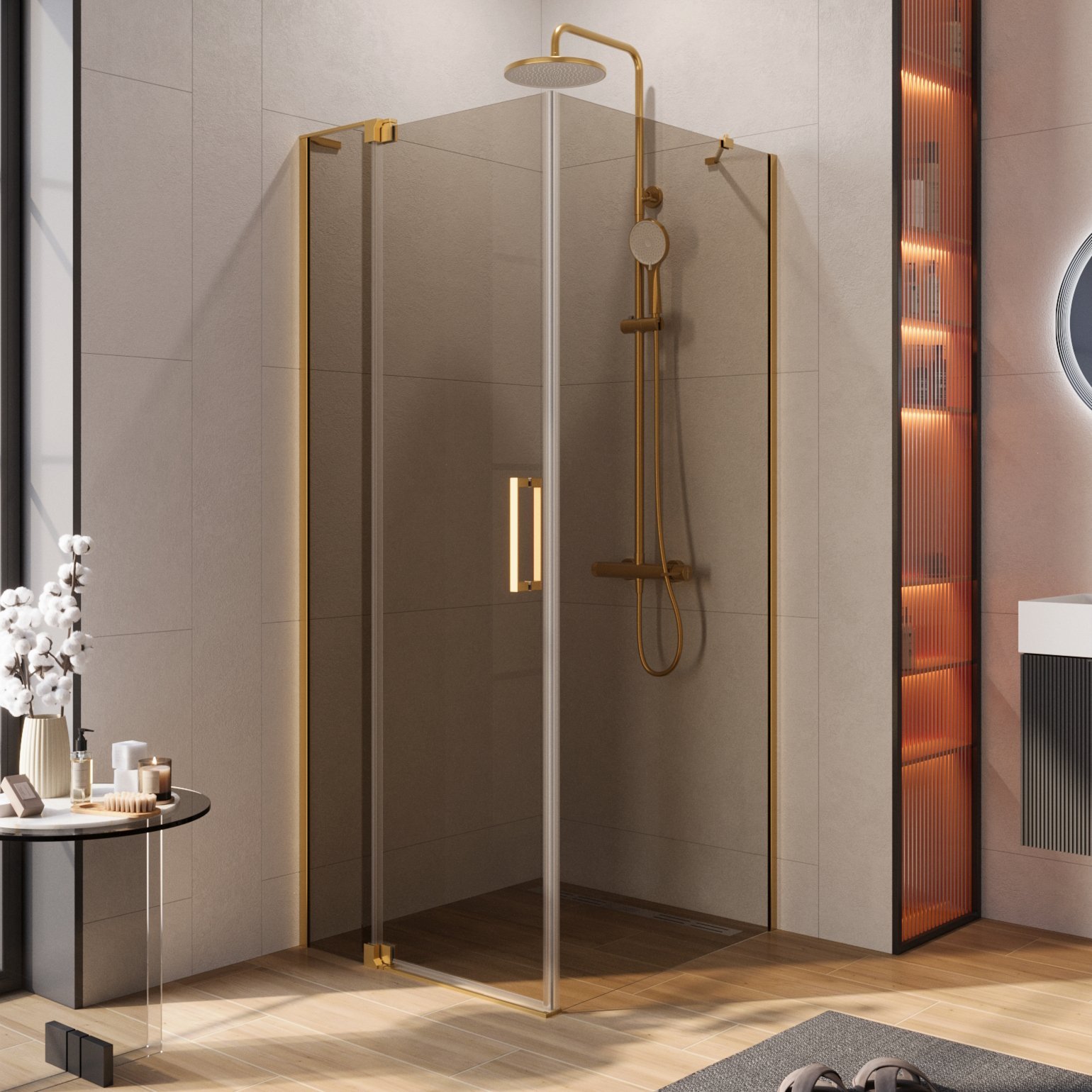 Душевой уголок Cezares Slider AH 1 90-70/80 BR BORO профиль брашированное золото, стекло бронза
Душевой уголок Cezares Slider AH 1 90-70/80 BR BORO профиль брашированное золото, стекло бронза