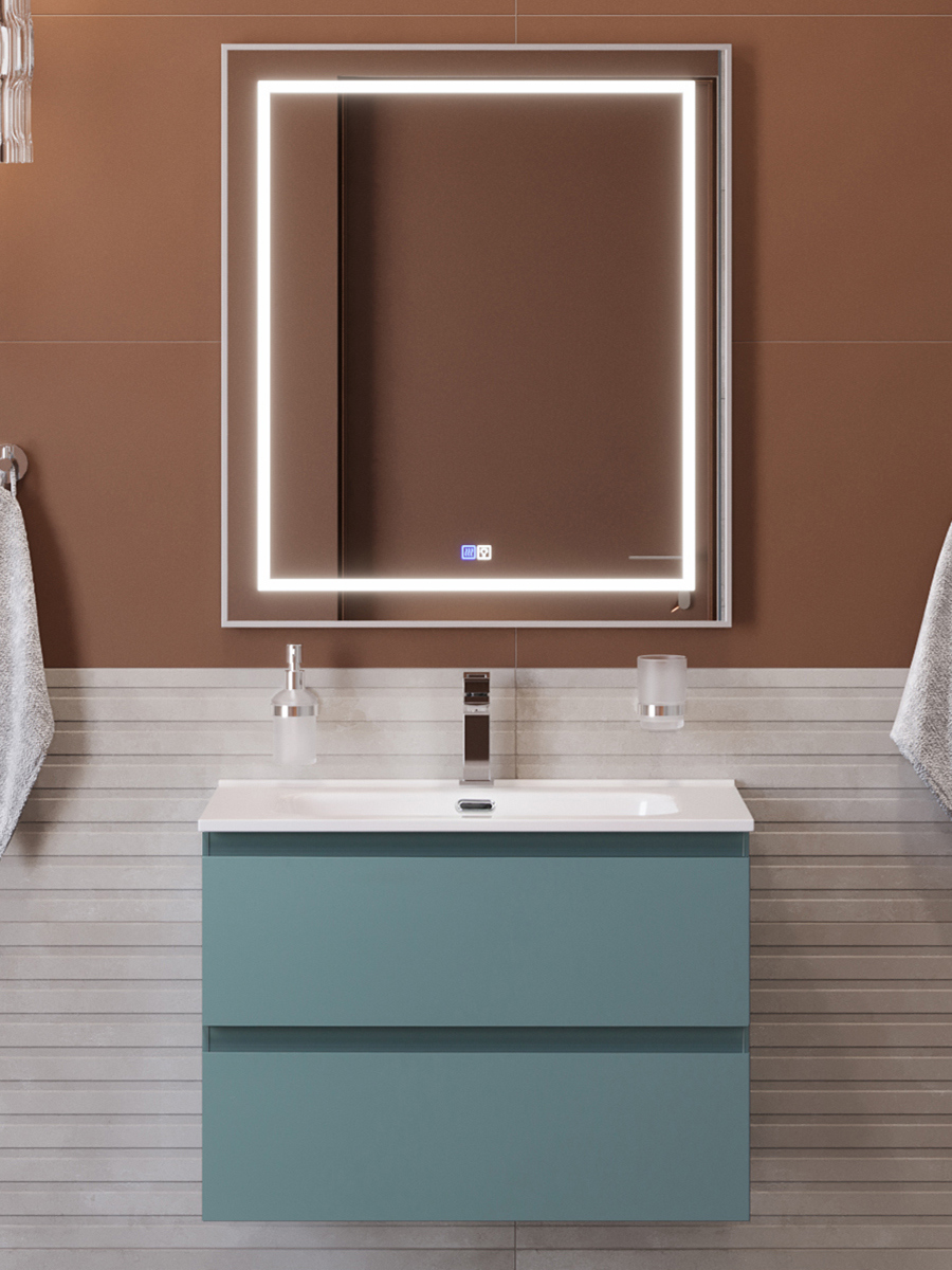 Мебель для ванной комнаты BelBagno Kraft 70 подвесная, матовая голубая, раковина bb700etl
Мебель для ванной комнаты BelBagno Kraft 70 подвесная, матовая голубая, раковина bb700etl