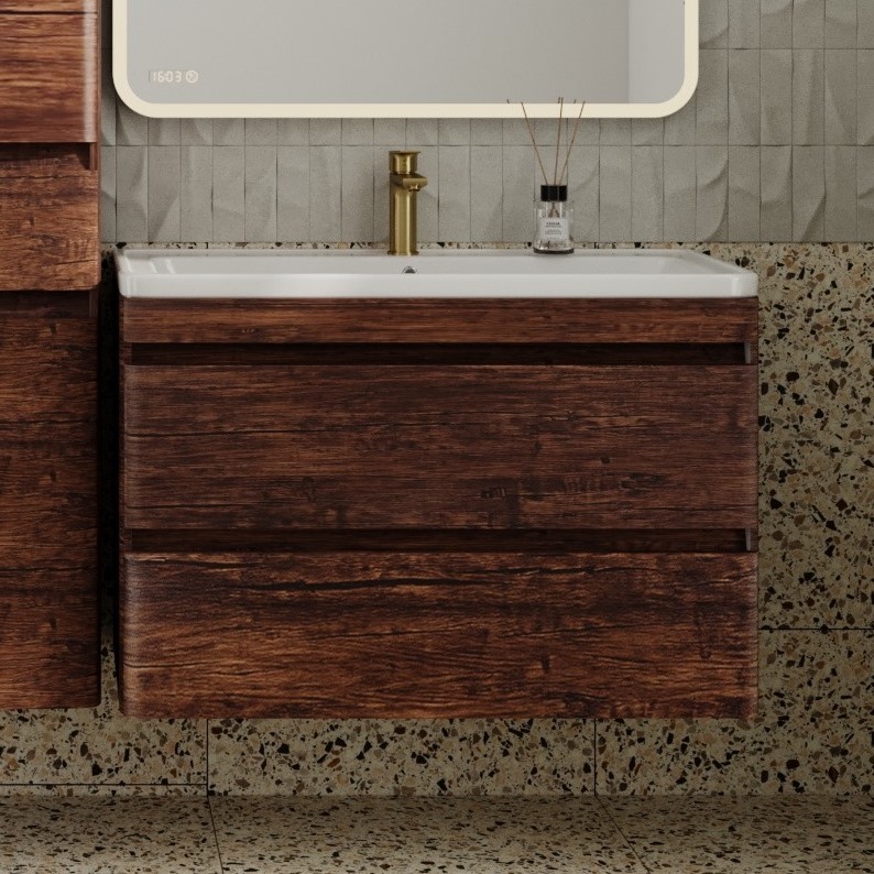 Тумба с раковиной Style Line Атлантика 90 Люкс Plus, подвесная, старое дерево
Тумба с раковиной Style Line Атлантика 90 Люкс Plus, подвесная, старое дерево