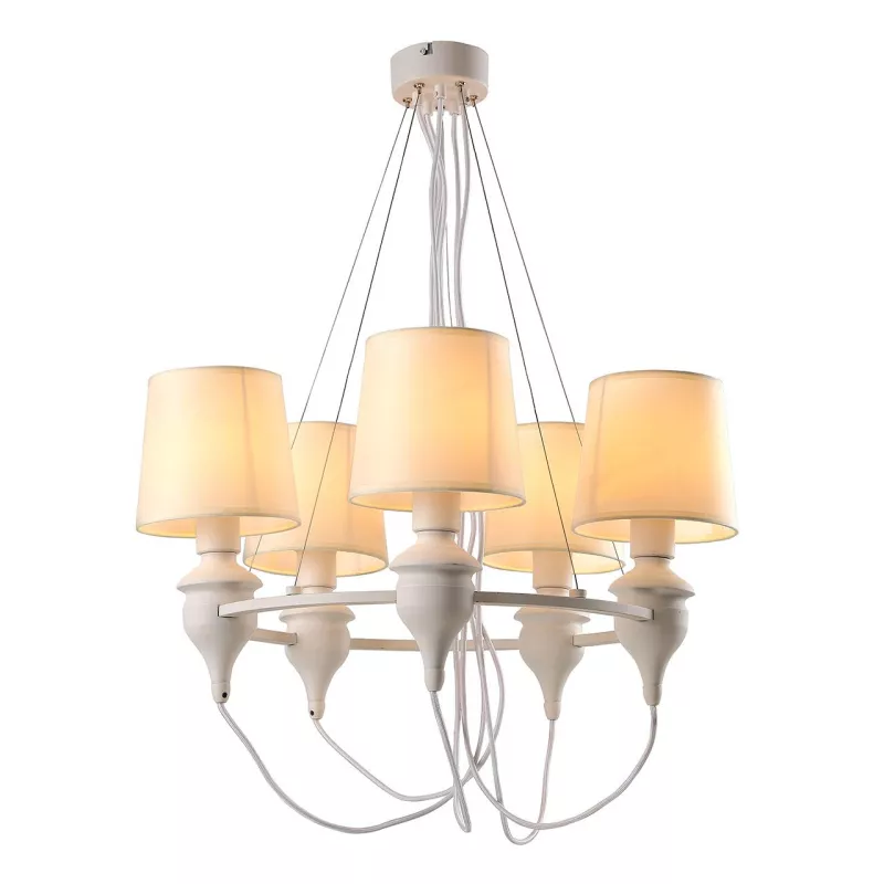 Подвесная люстра Arte Lamp Sergio A3326LM-5WH
Подвесная люстра Arte Lamp Sergio A3326LM-5WH