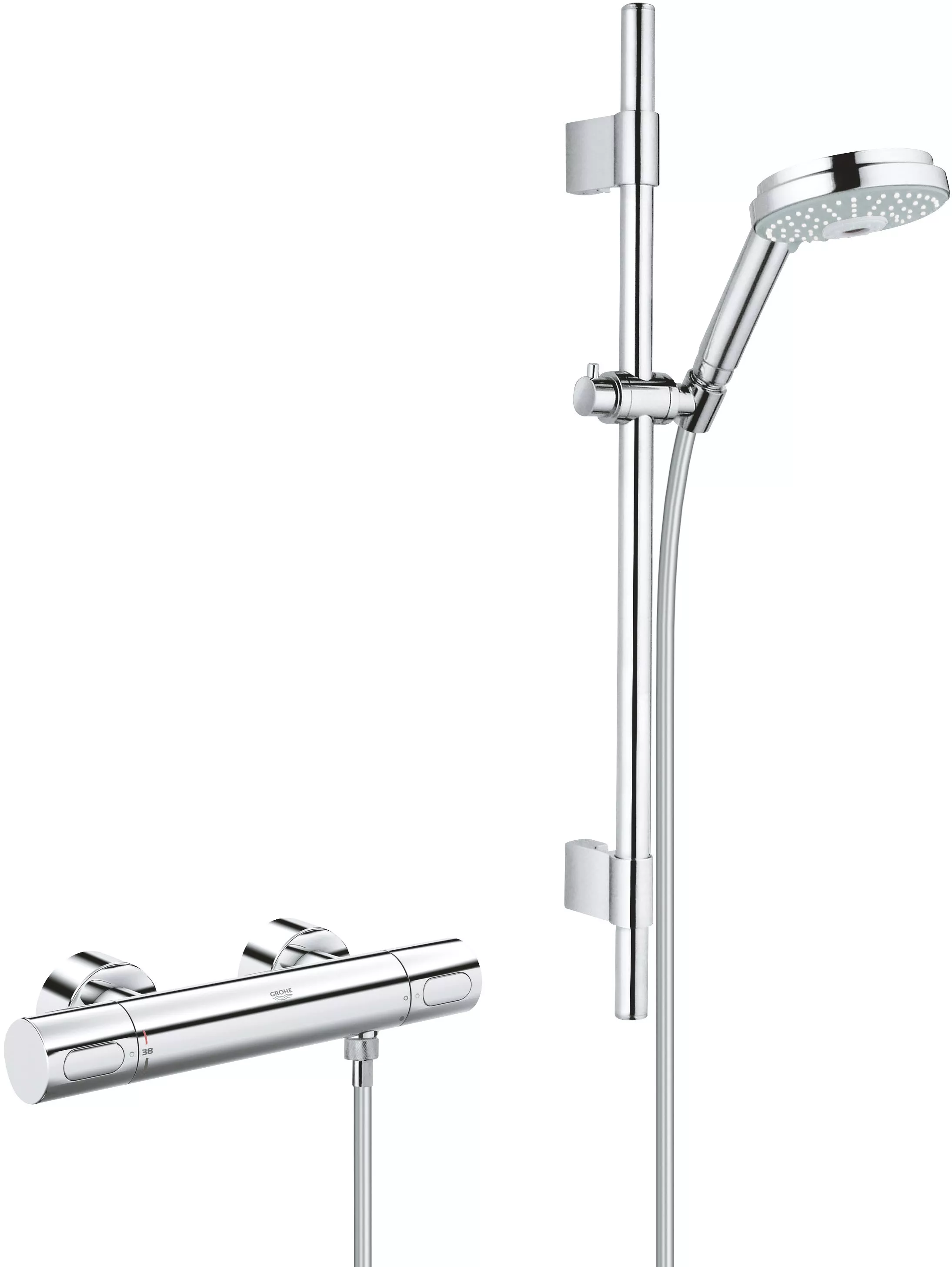 Смеситель для душа Grohe Grohtherm 3000 Cosmopolitan хром (34275000), Хром;серый
Смеситель для душа Grohe Grohtherm 3000 Cosmopolitan хром (34275000), Хром;серый