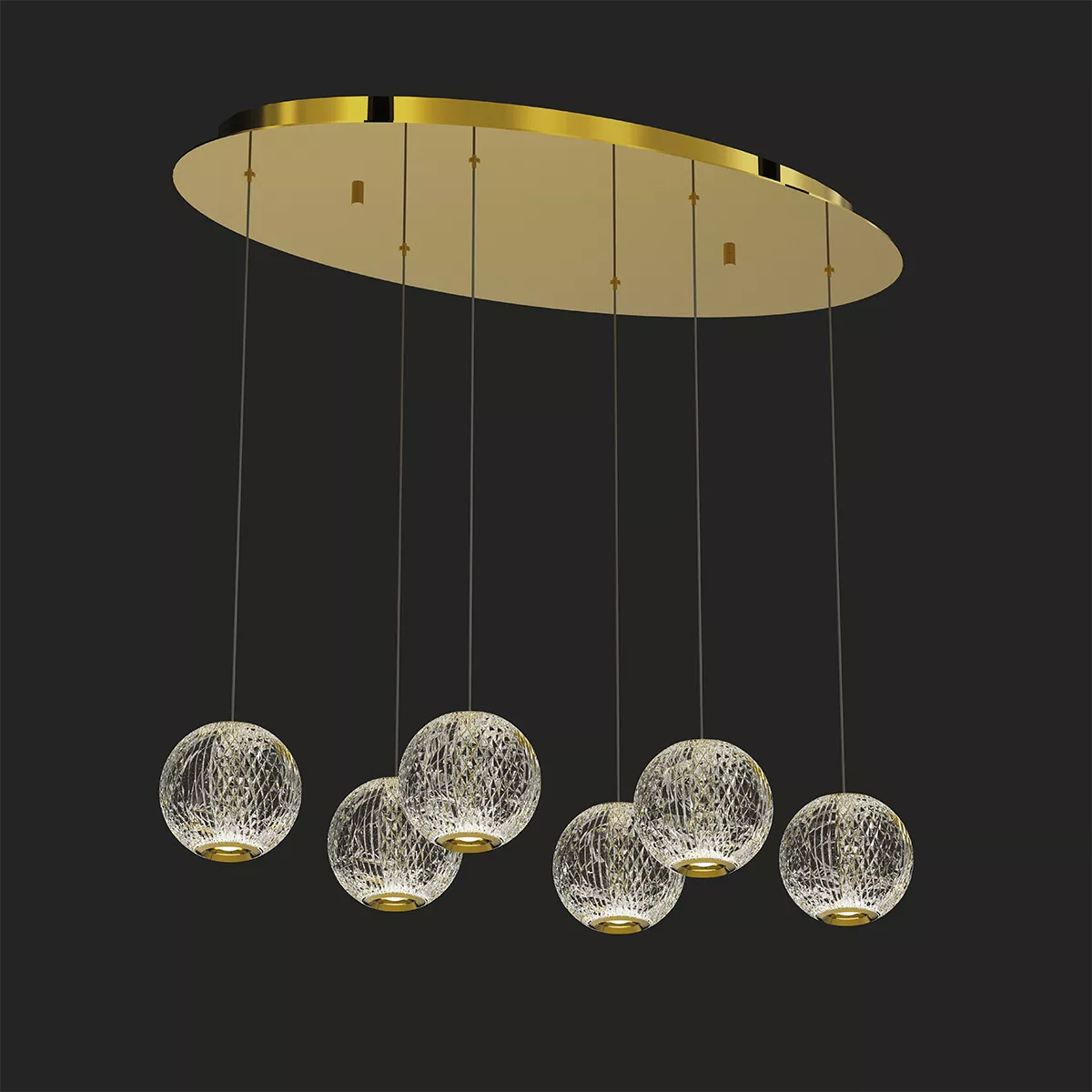 Подвесная люстра DeLight Collection Elliot Diamante MD20001012-6A gold 
Подвесная люстра DeLight Collection Elliot Diamante MD20001012-6A gold