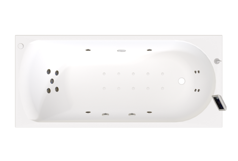 Акриловая ванна Radomir Николь Люкс 180x80 см, пристенная, с гидромассажем, белая, с каркасом, с экранами, со сливом-переливом
Акриловая ванна Radomir Николь Люкс 180x80 см, пристенная, с гидромассажем, белая, с каркасом, с экранами, со сливом-переливом