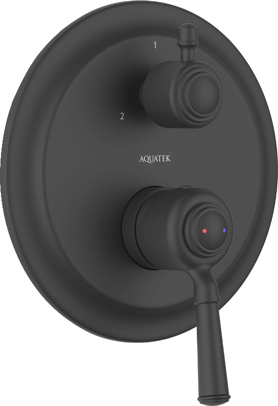Встраиваемый смеситель для душа и ванны AQUATEK Классик AQ1547MB С ВНУТРЕННЕЙ ЧАСТЬЮ, 3 режима, матовый черный
Встраиваемый смеситель для душа и ванны AQUATEK Классик AQ1547MB С ВНУТРЕННЕЙ ЧАСТЬЮ, 3 режима, матовый черный