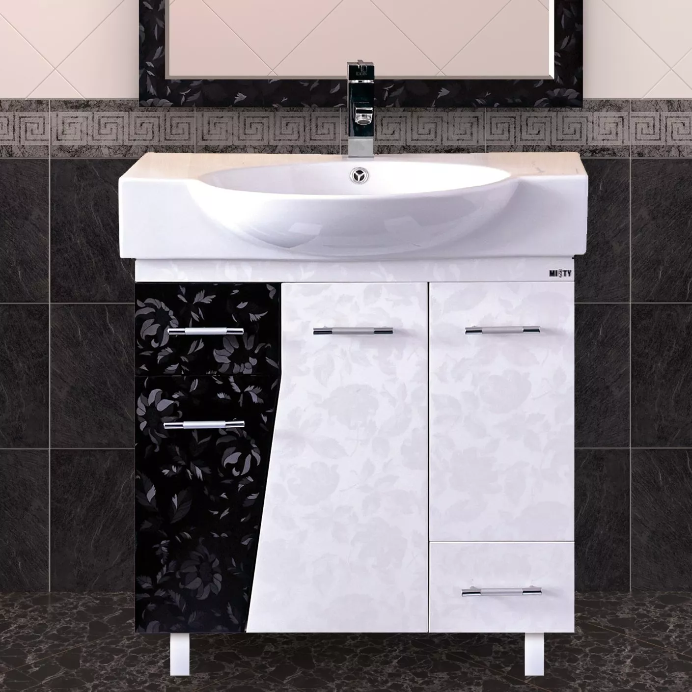 Тумба для комплекта Misty Домино 75 напольная 2 ящика
Тумба для комплекта Misty Домино 75 напольная 2 ящика