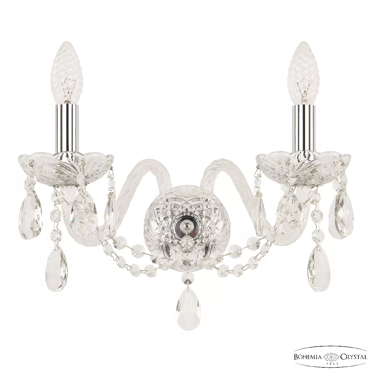 Бра Bohemia Ivele Crystal 116B/2/165 Ni 
Бра Bohemia Ivele Crystal 116B/2/165 Ni