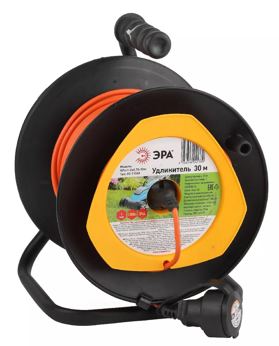 Удлинитель силовой Эра RPx-1-2x0.75-30m Б0043043
Удлинитель силовой Эра RPx-1-2x0.75-30m Б0043043