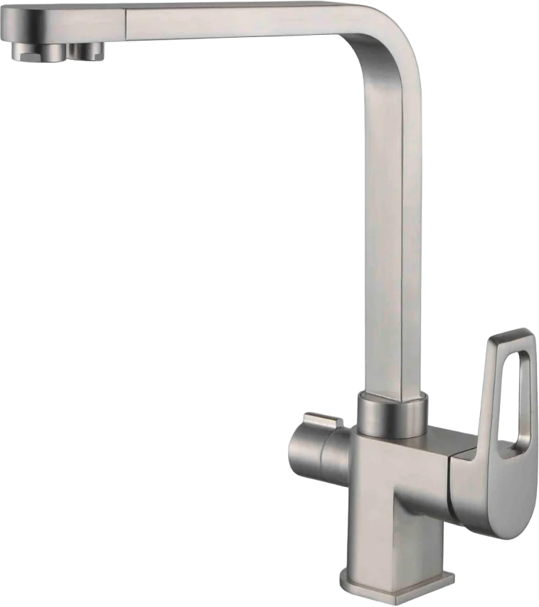 Смеситель для кухни Zorg Clean Water ZR 334 YF-NICKEL с подключением фильтра сталь матовая, никель
Смеситель для кухни Zorg Clean Water ZR 334 YF-NICKEL с подключением фильтра сталь матовая, никель