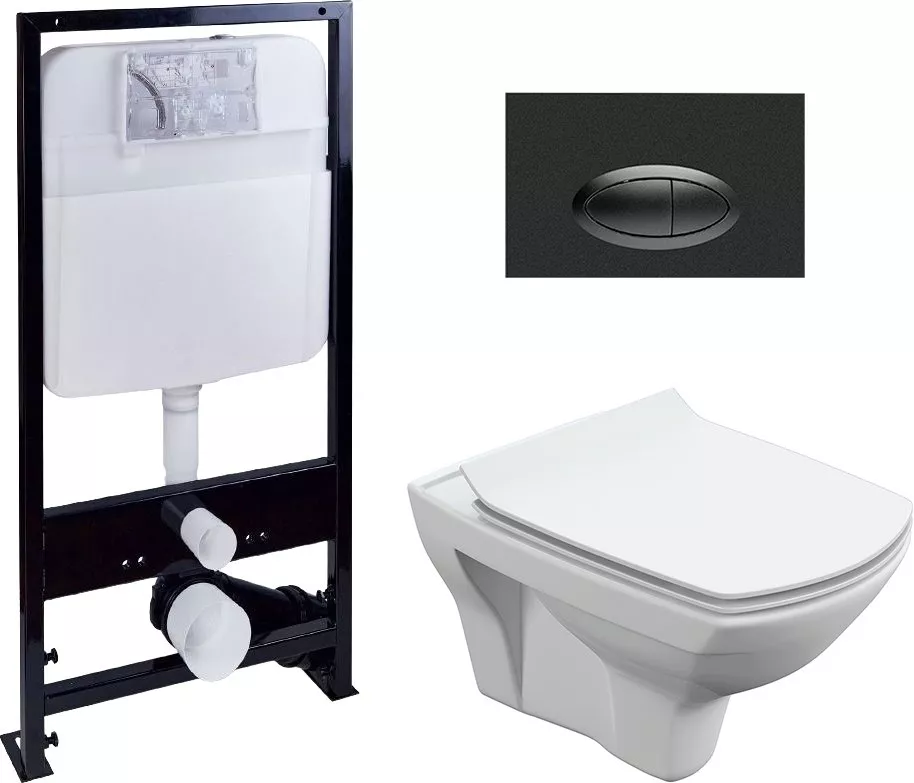 Комплект Унитаз подвесной Cersanit Carina XL Clean On DPL EO slim + Система инсталляции EWRIKA ProLT 0026-2020 + Кнопка смыва EWRIKA 0054 черная матовая
Комплект Унитаз подвесной Cersanit Carina XL Clean On DPL EO slim + Система инсталляции EWRIKA ProLT 0026-2020 + Кнопка смыва EWRIKA 0054 черная матовая