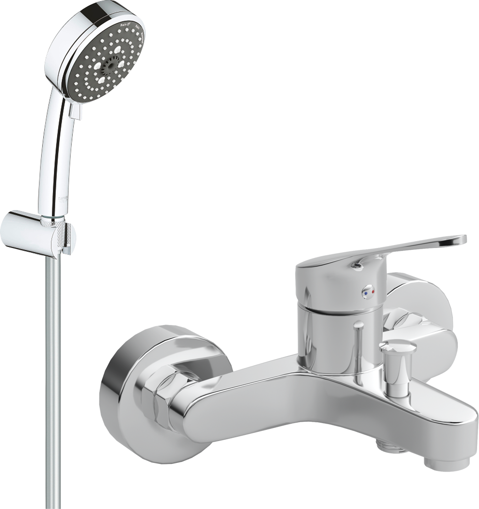 Смеситель для ванны с душем MEGA Delta MG-SRN100 + Душевой гарнитур Grohe Vitalio Comfort 26176000 хром
Смеситель для ванны с душем MEGA Delta MG-SRN100 + Душевой гарнитур Grohe Vitalio Comfort 26176000 хром