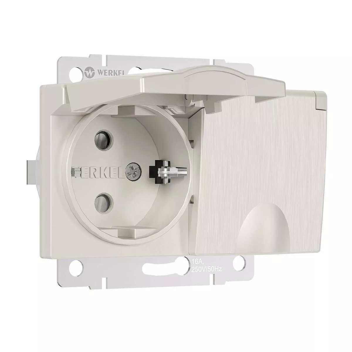 Розетка двойная влагозащищенная с заземлением с защитной крышкой и шторками Werkel перламутровый рифленый W1172213 4690389178122
Розетка двойная влагозащищенная с заземлением с защитной крышкой и шторками Werkel перламутровый рифленый W1172213 4690389178122