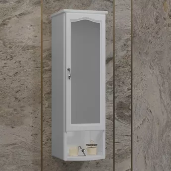 Шкаф-пенал подвесной Opadiris Риспекто правый белый