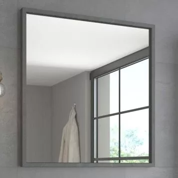 

Зеркало Comforty Бредфорд 75 серый графит