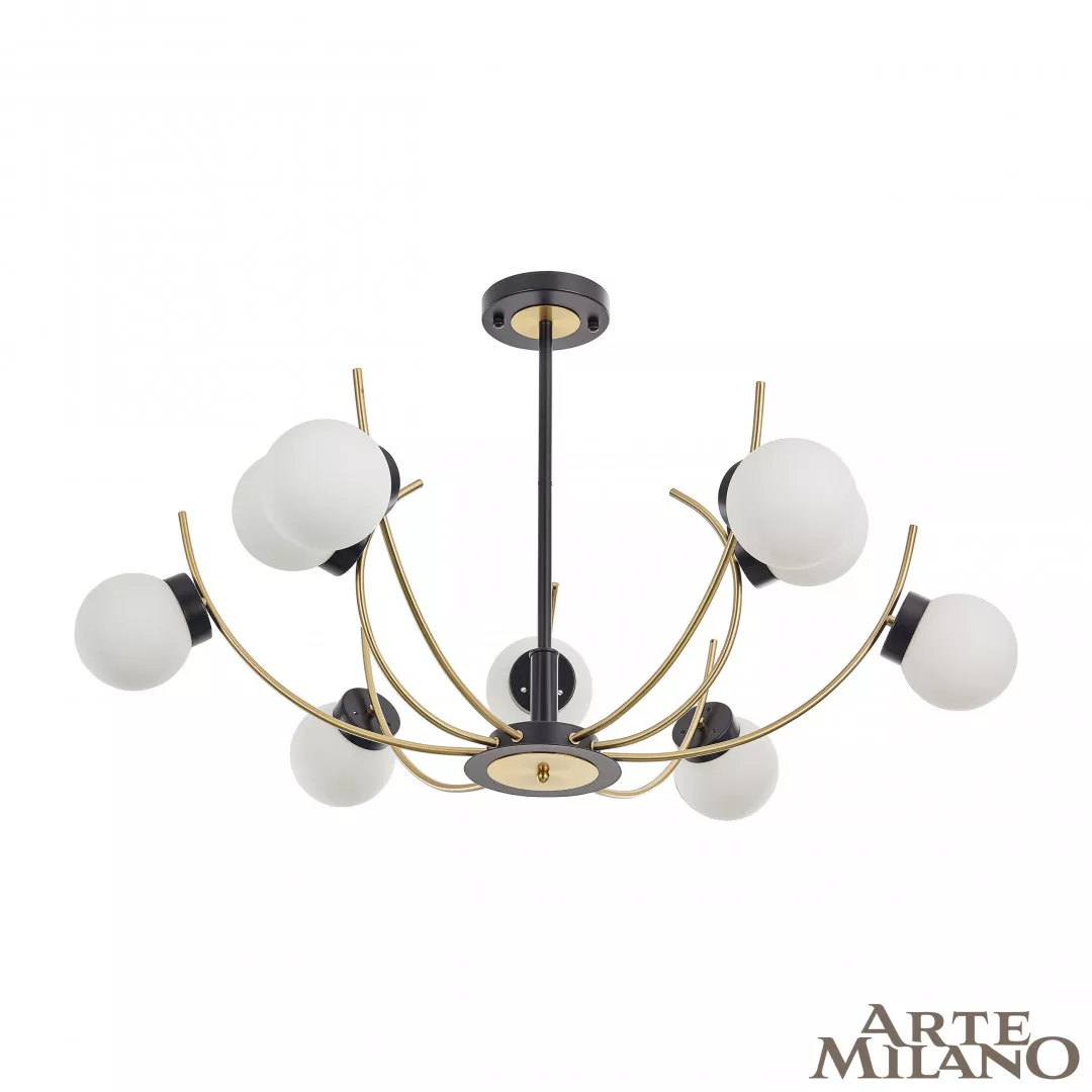 

Люстра на штанге Arte Milano Neapolis 276169/9 BK/GD