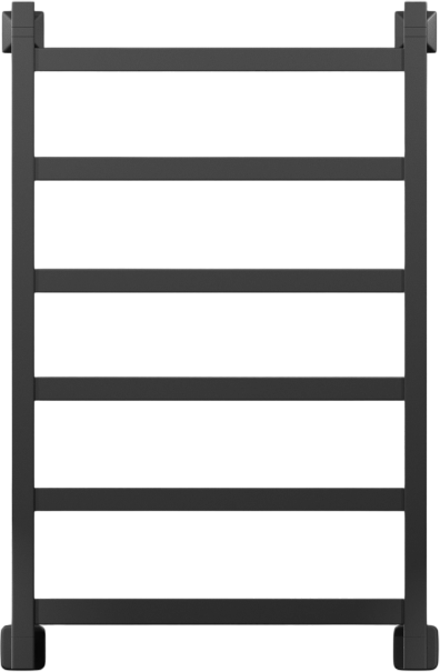 Полотенцесушитель водяной Двин J Plaza 4657812410846 80x55 см черный матовый лесенка 20016₽