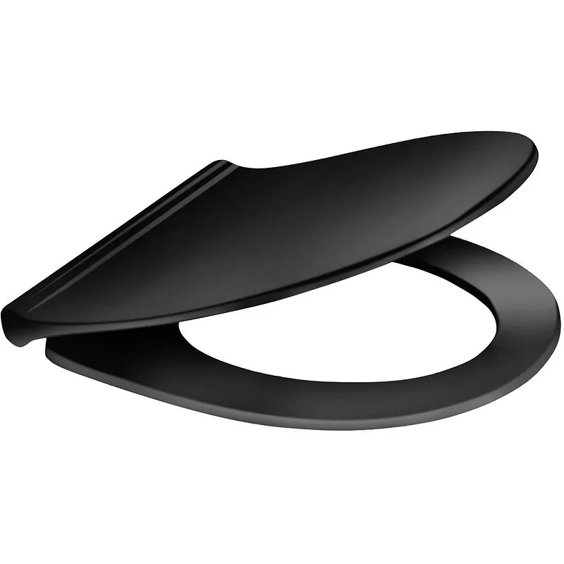 Сиденье для унитаза Berges Real черное с системой микролифт 4629₽