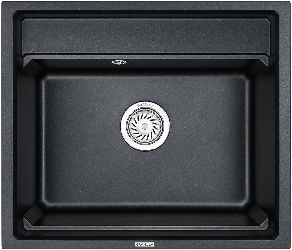 

Мойка кухонная Granula Kitchen Space 60х51 черный матовый
