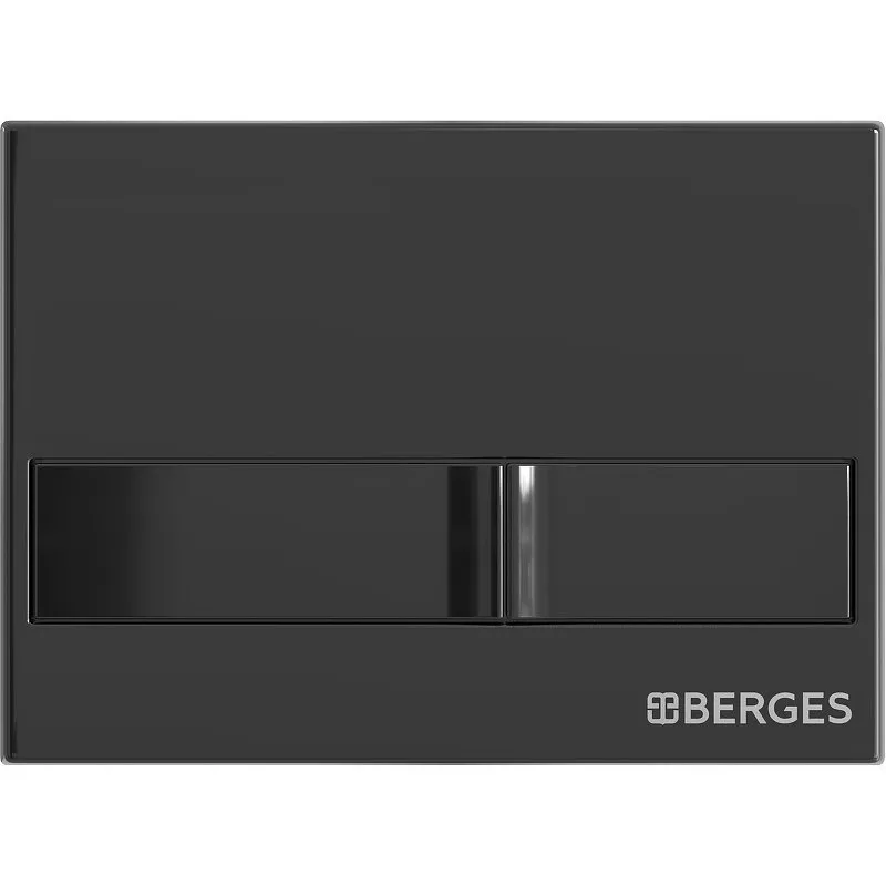 

Кнопка смыва Berges Novum черная глянцевая