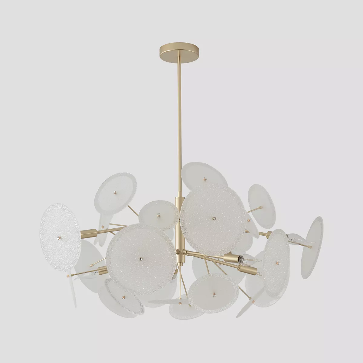 

Люстра на штанге Crystal Lux DANDELION SP10 GOLD