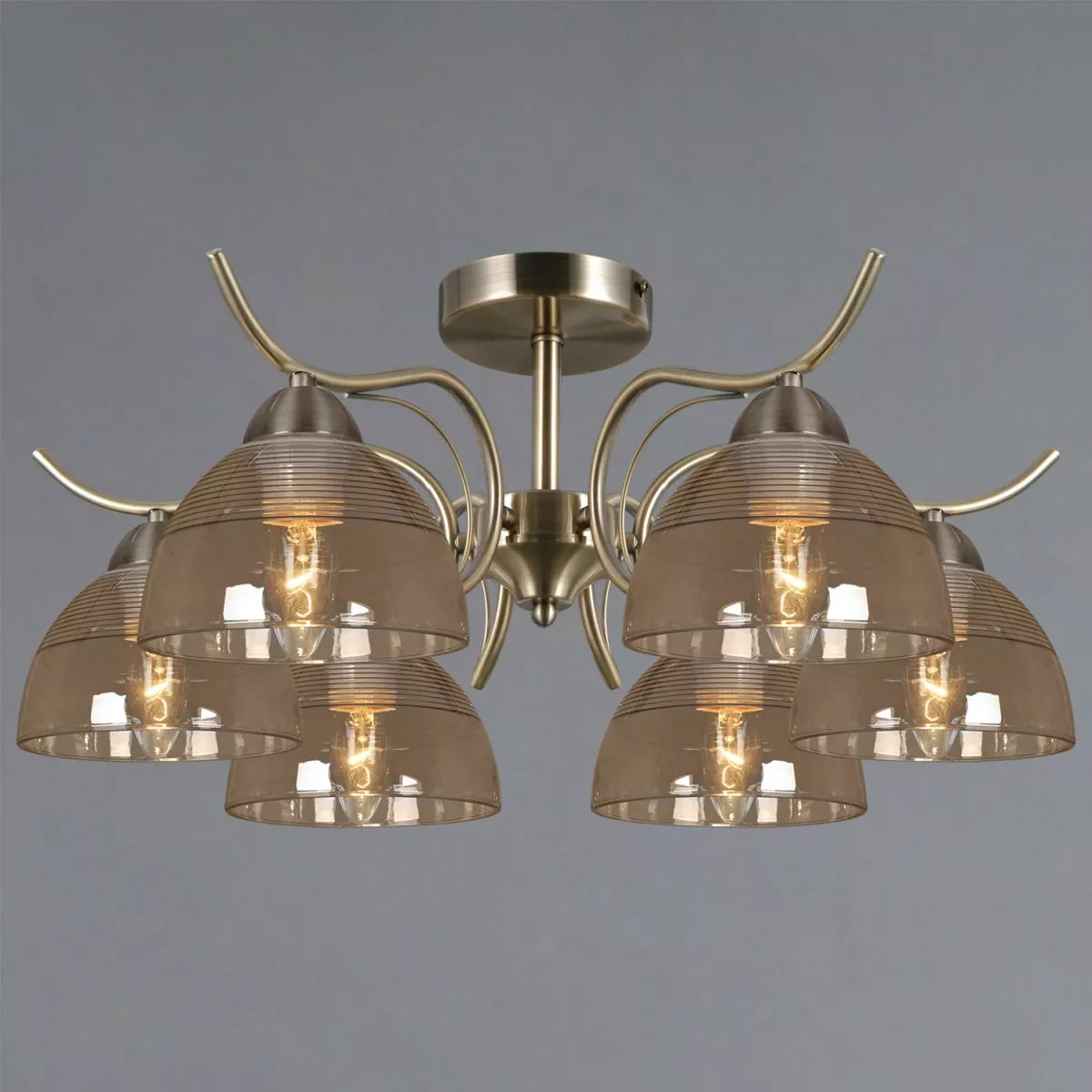 

Люстра на штанге Illumico IL0733-6CSQ-25 AB AREZZO