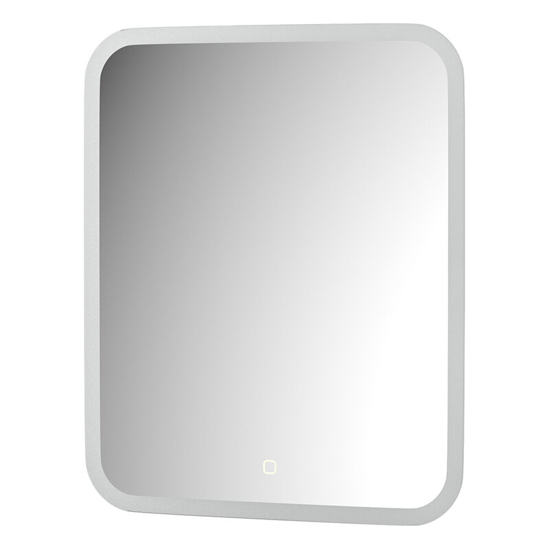 Зеркало с матированием и LED-подсветкой 19W (50x60 cm) (Сенсорный выключатель) (Нейтральный белый свет) (DEFESTO)