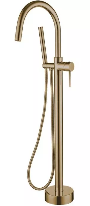 

Напольный смеситель для ванны Boheme Medici бронзовый глянцевый