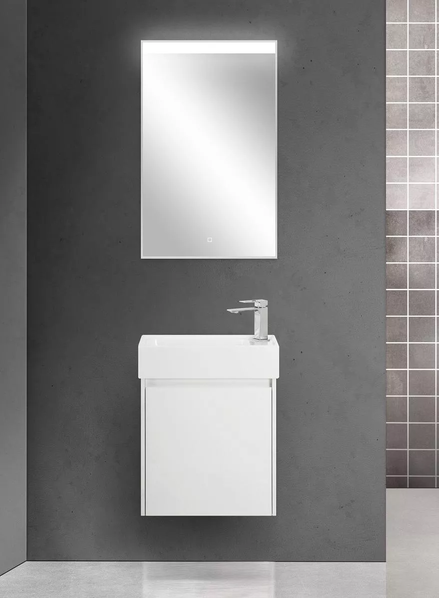 

Комплект мебели Belbagno Kraft Mini 50 R белый матовый