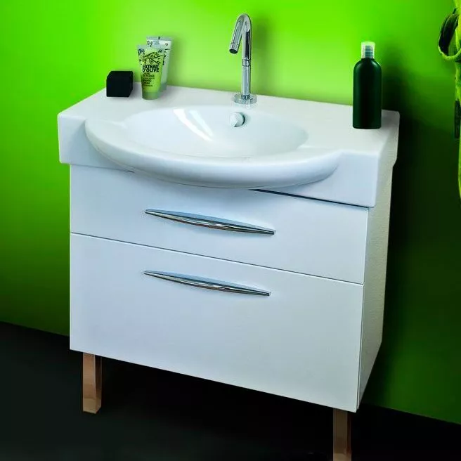 

Тумба с раковиной Jacob Delafon Presquile EB927-J5 белая