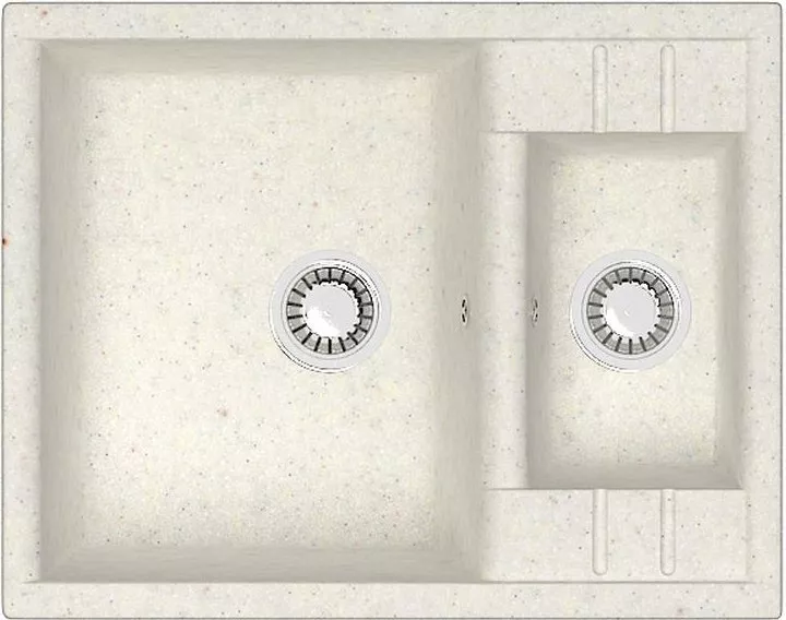 

Мойка кухонная ZETT lab. Модель 190 60.5 белый матовый