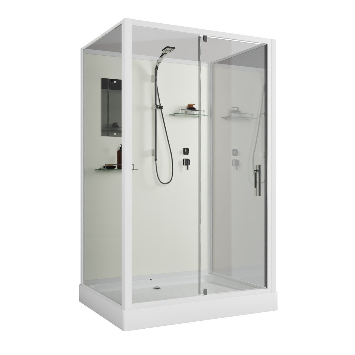 

Душевая кабина Niagara Standart ST120/90/15Q/BK 120x90, без крыши