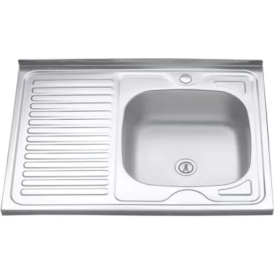 

Металлическая мойка Melana 80х60 стальная