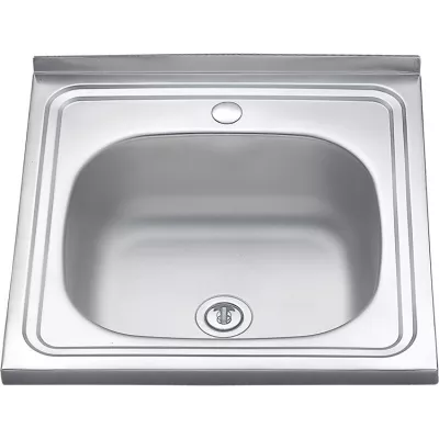 

Металлическая мойка Melana 50х50 стальная