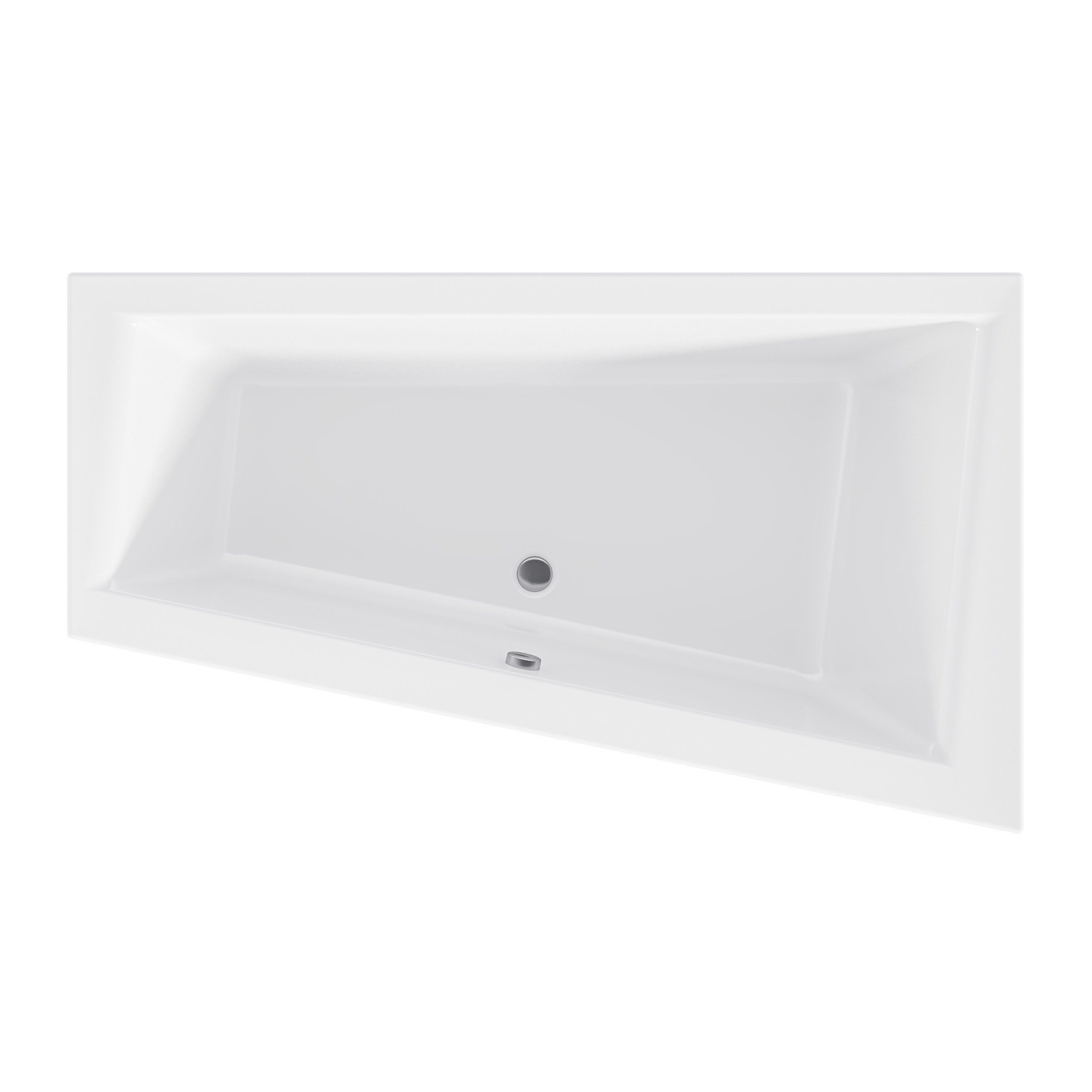 

Акриловая ванна 1MarKa Thomas 01том1710п без опоры 170x100 см, угловая, правая, пристенная, белая, асимметричная