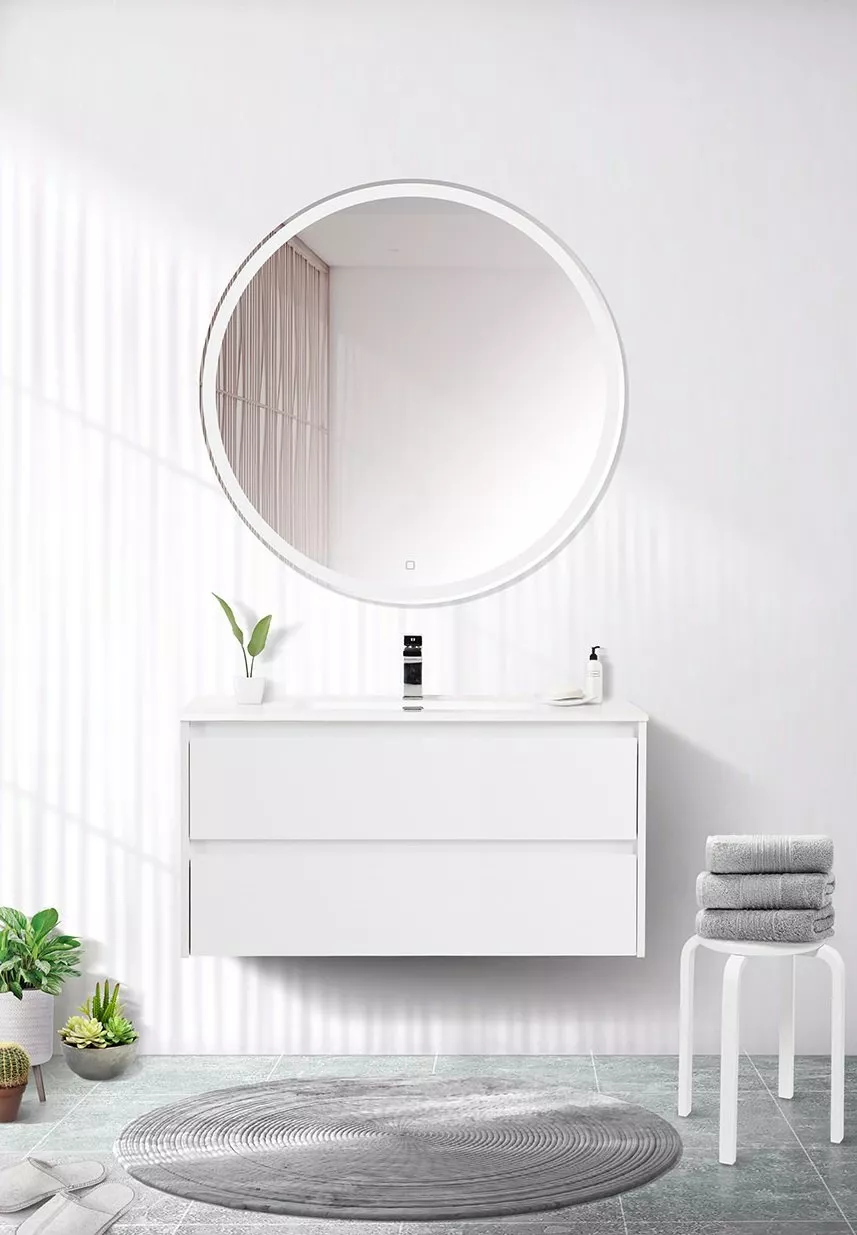 

Комплект мебели BelBagno Kraft 80 белый матовый