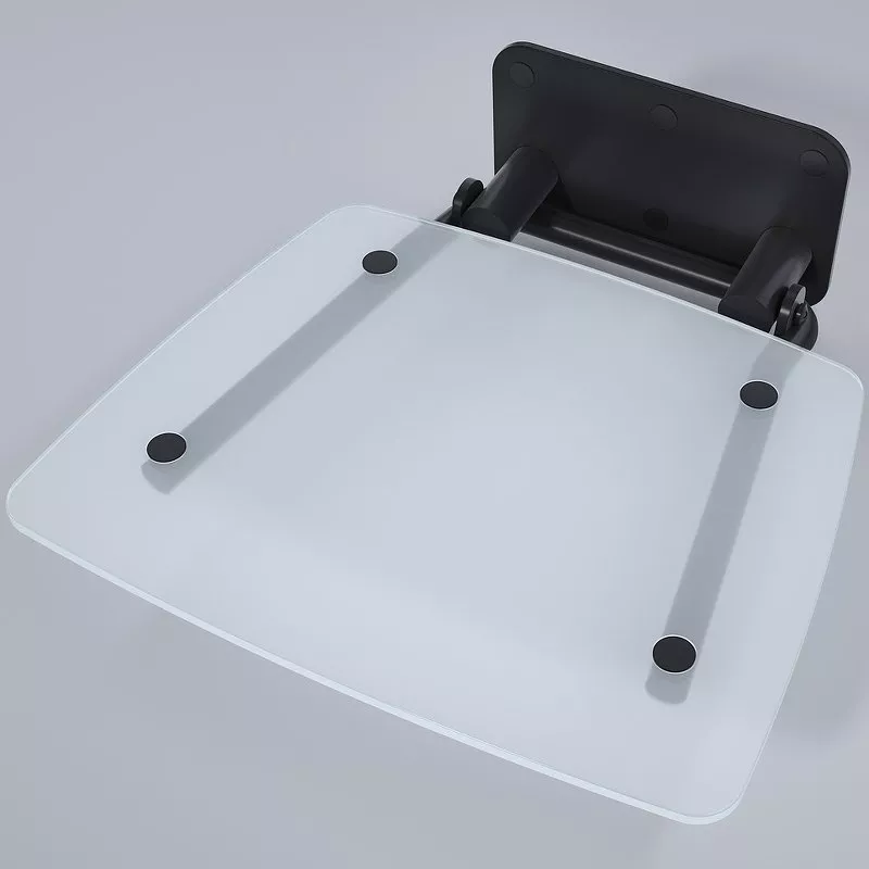 Сиденье для душа Black&White черное матовое