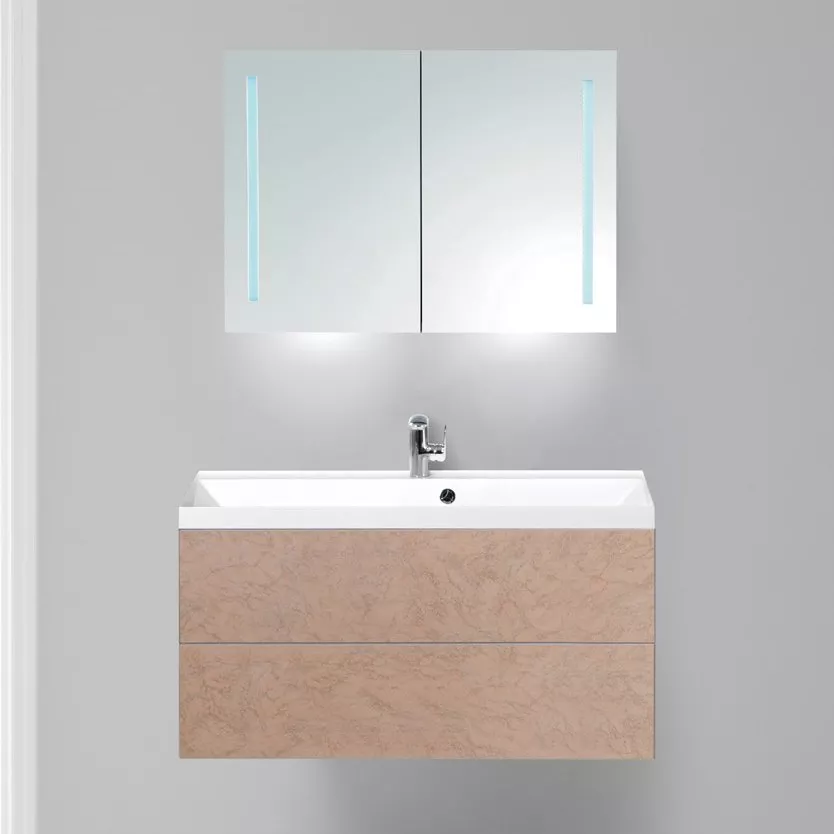 

Мебель для ванной BelBagno Regina 100 marmo rosa