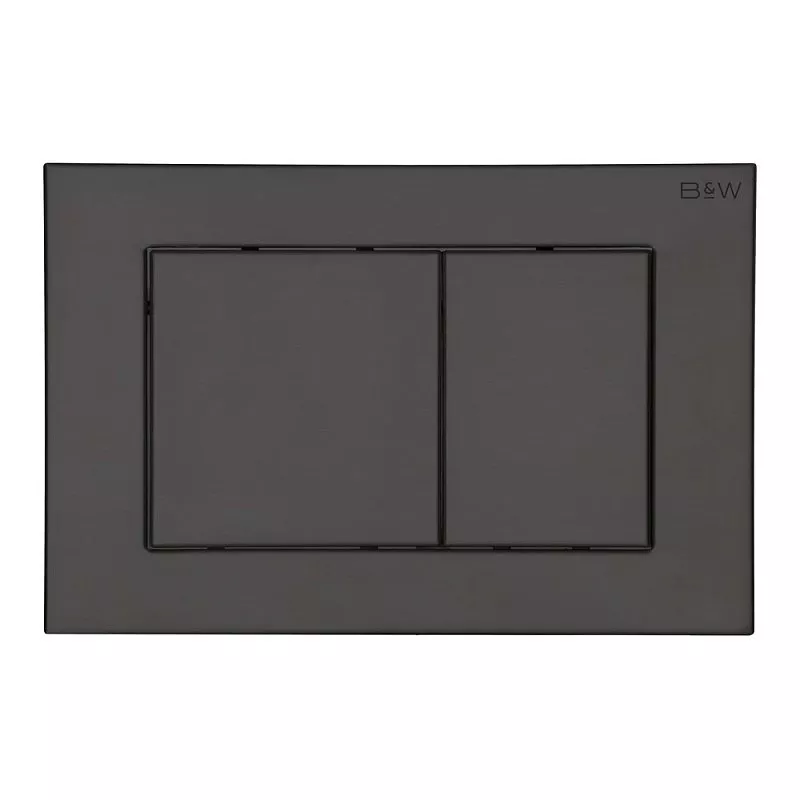 

Кнопка смыва Black&White Universell черная матовая