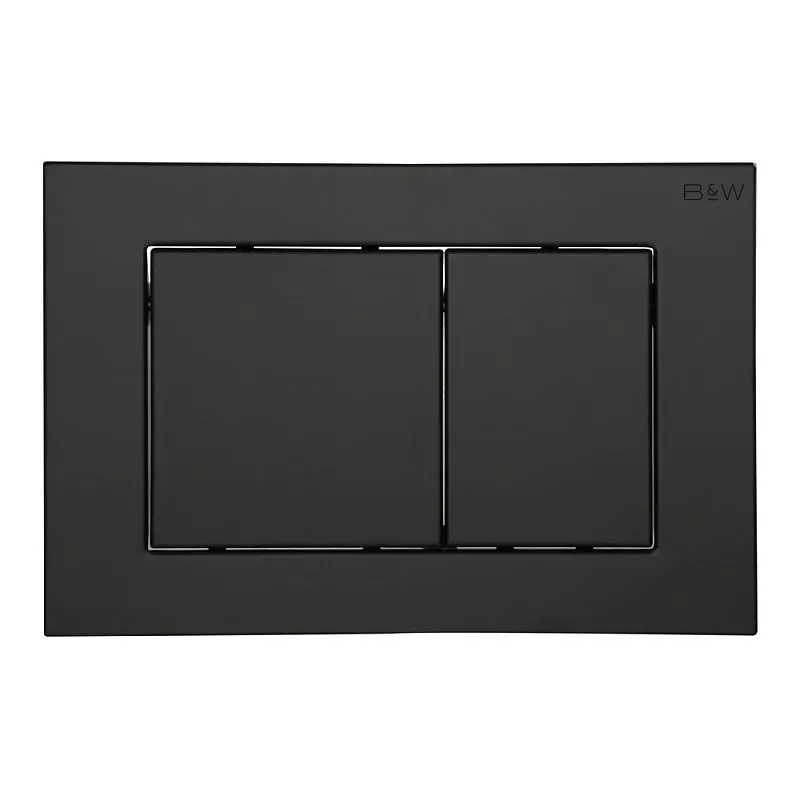 

Кнопка смыва Black&White Universell черная матовая