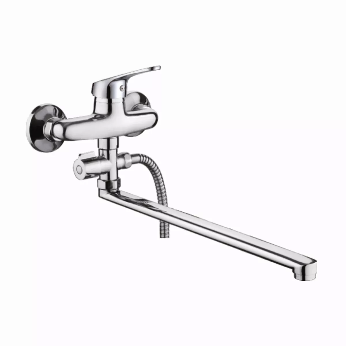 

Смеситель с длинным изливом для ванны D-lin 309-2 D140309-2 хром