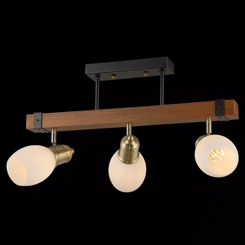 

Потолочная люстра Illumico IL9724-3CSQ-79 BK AB WD