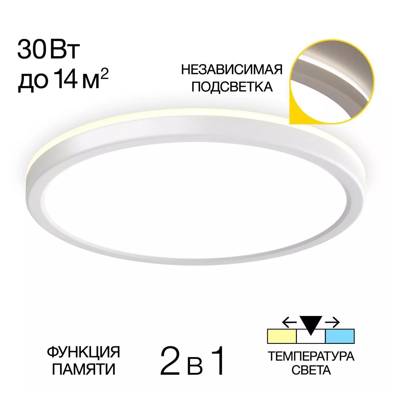 

Потолочный светодиодный светильник Citilux Basic Line CL738240VL